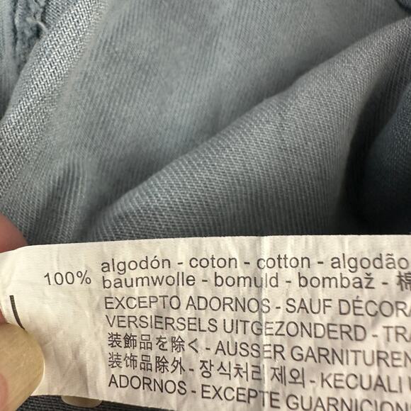 Zara Womens Denim Jacket Size S Blue Fringe Cowgirl Festival‎ Boho Hippie Retro - Picture 4 of 8